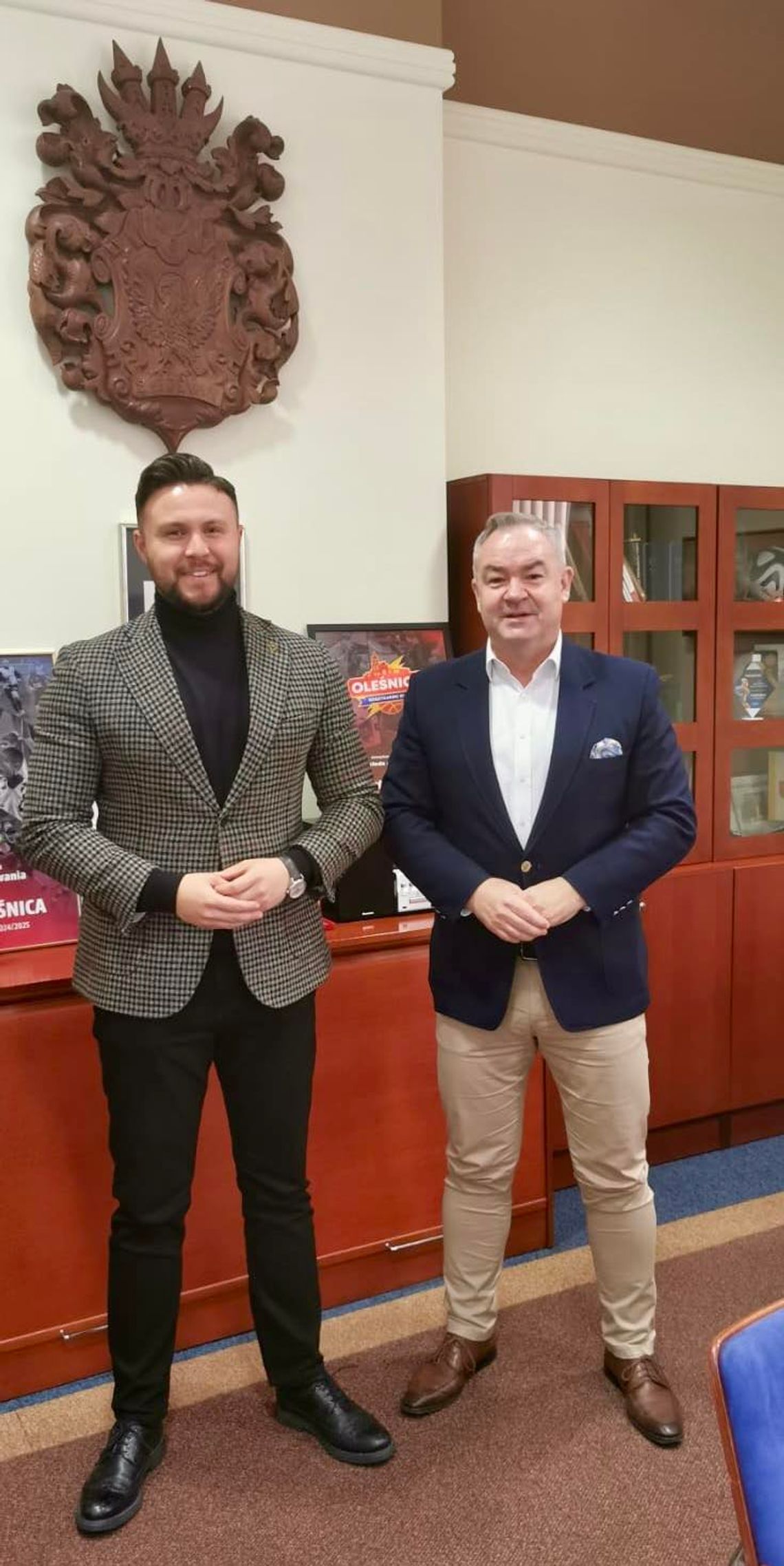 Burmistrz spotkał się z radnym wojewódzkim Burmistrz spotkał się z radnym wojewódzkim
