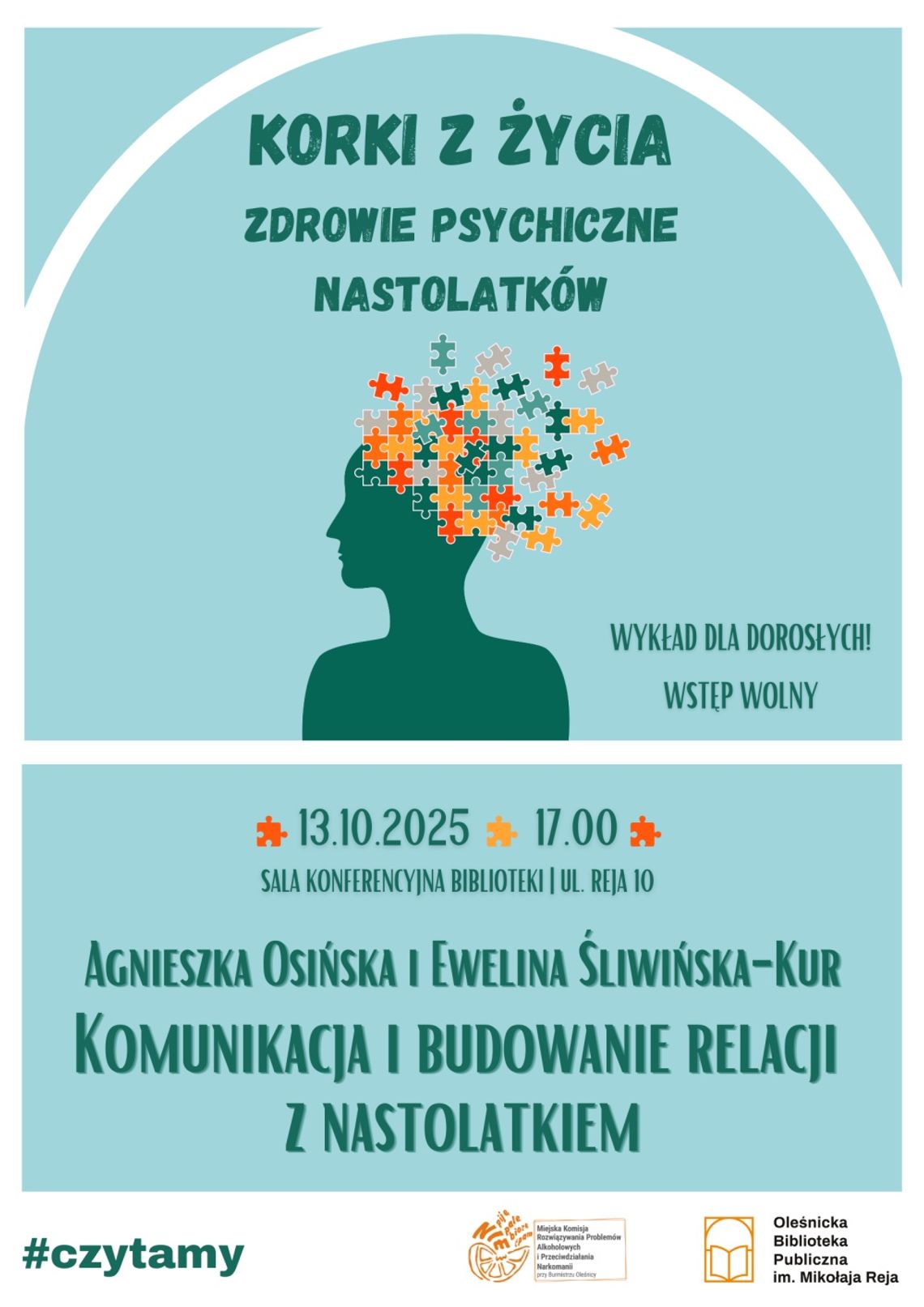 Komunikacja i budowanie relacji z nastolatkiem - wykład dla rodziców
