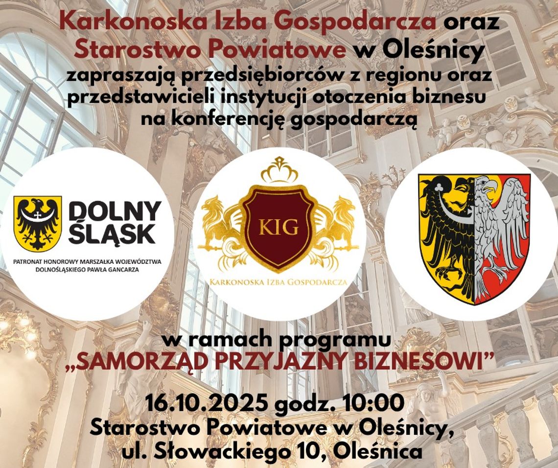 Znamy program Konferencji Gospodarczej w Starostwie