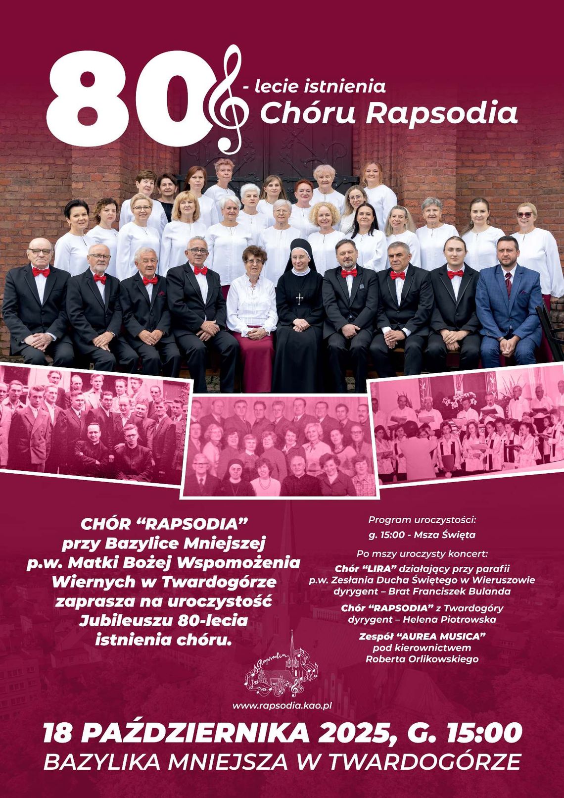 Rapsodia zaprasza na jubileuszowy koncert Rapsodia zaprasza na jubileuszowy koncert