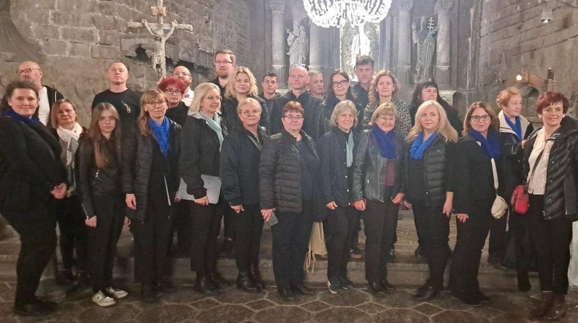 Chor Appassionata zaśpiewał w kopalni w Wieliczce