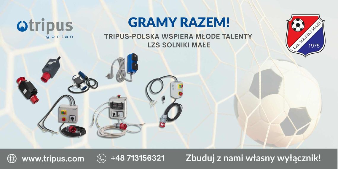 Tripus-Polska wspiera młodych piłkarzy Tripus-Polska wspiera młodych piłkarzy