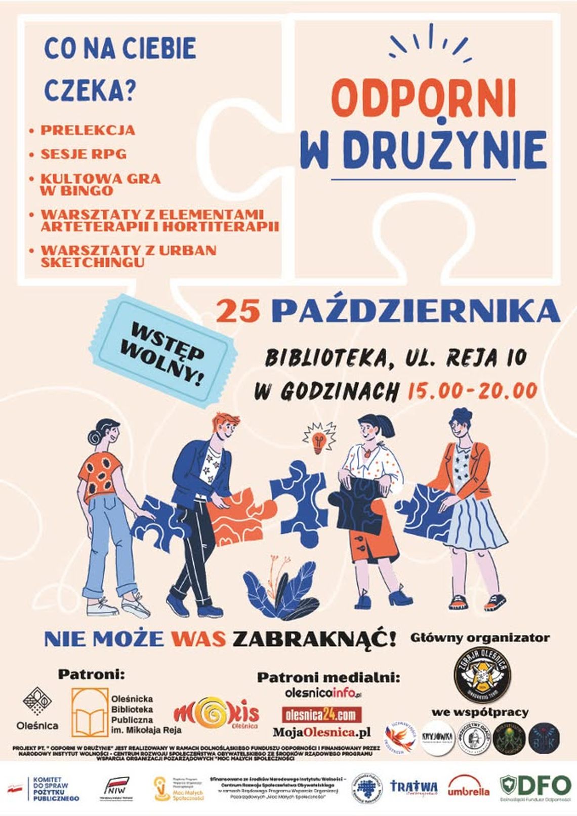 Stowarzyszenie Zgraja Oleśnica zaprasza Stowarzyszenie Zgraja Oleśnica zaprasza