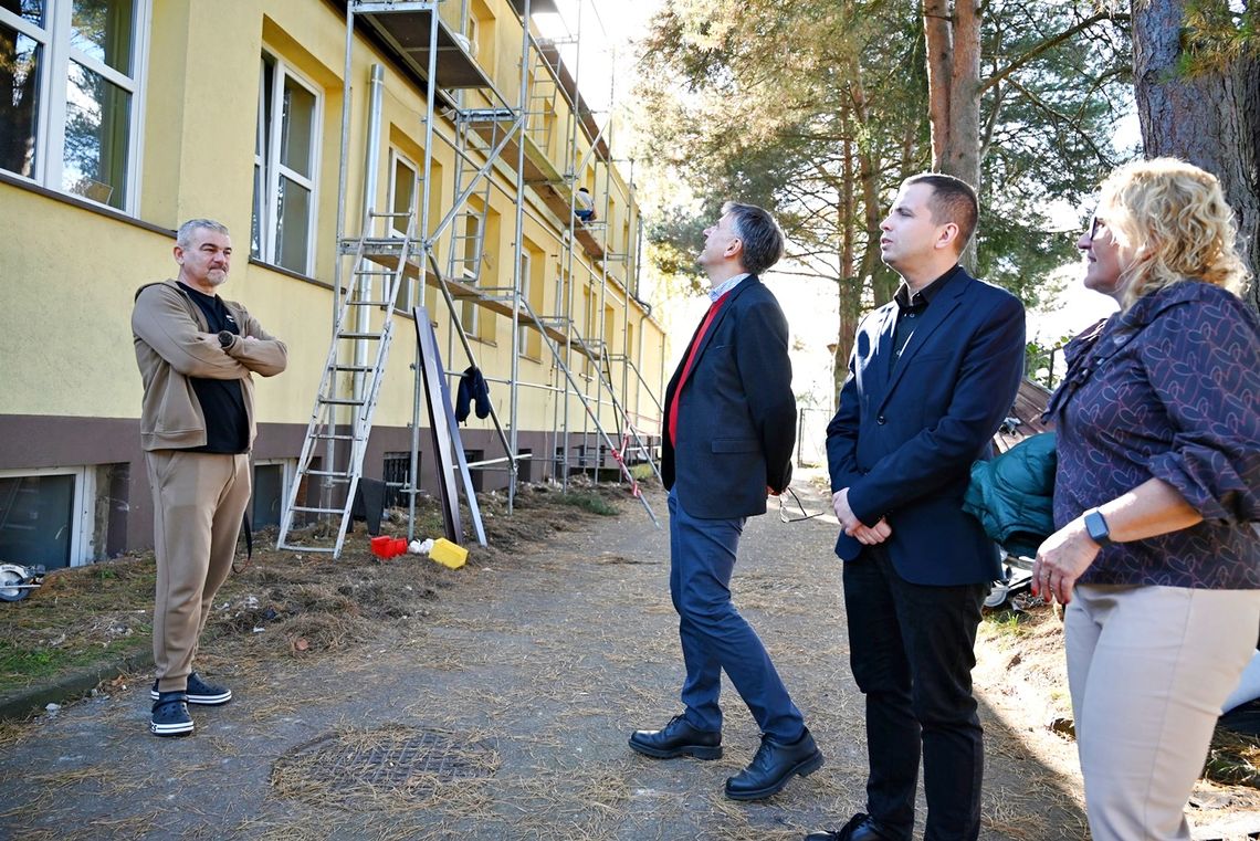 Remont dachu w filii PDPS w Jemielnej