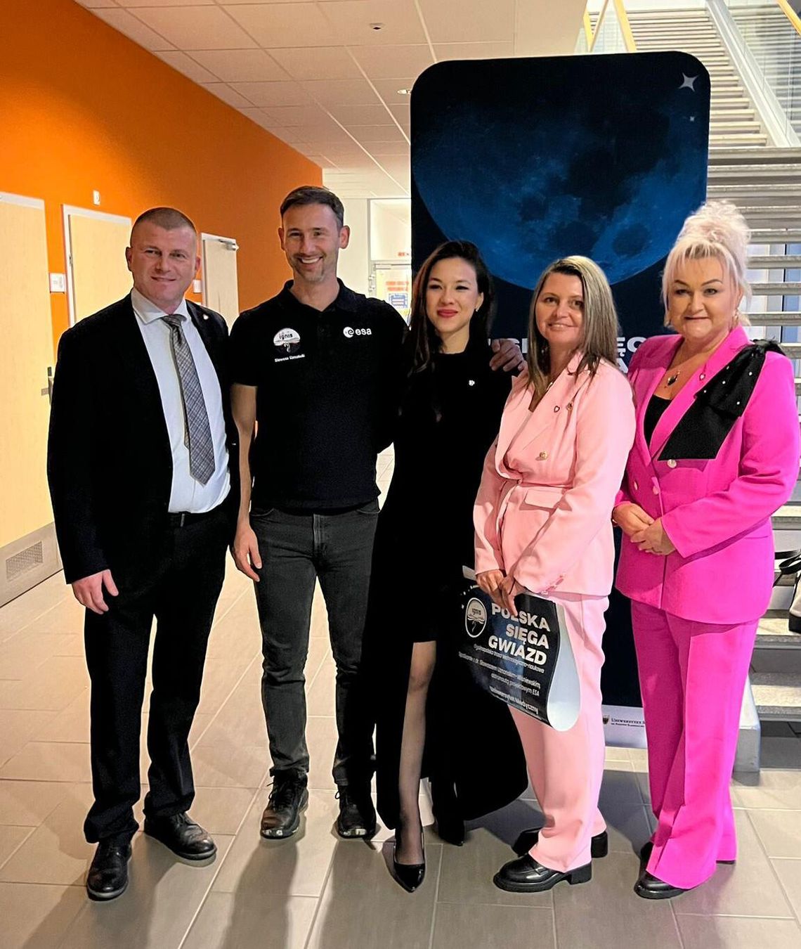 Spotkali się z polskim kosmonautą Spotkali się z polskim kosmonautą