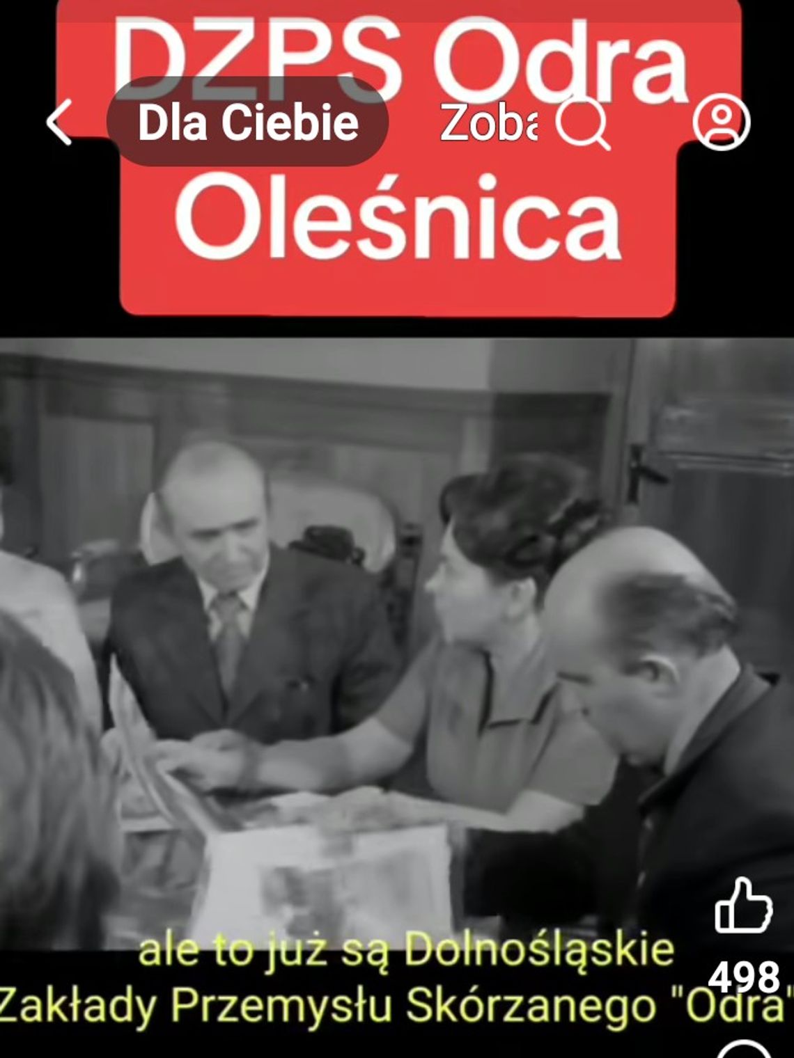 Stara Oleśnica, czyli wspomnienie z Fabryki Obuwia "Odra"