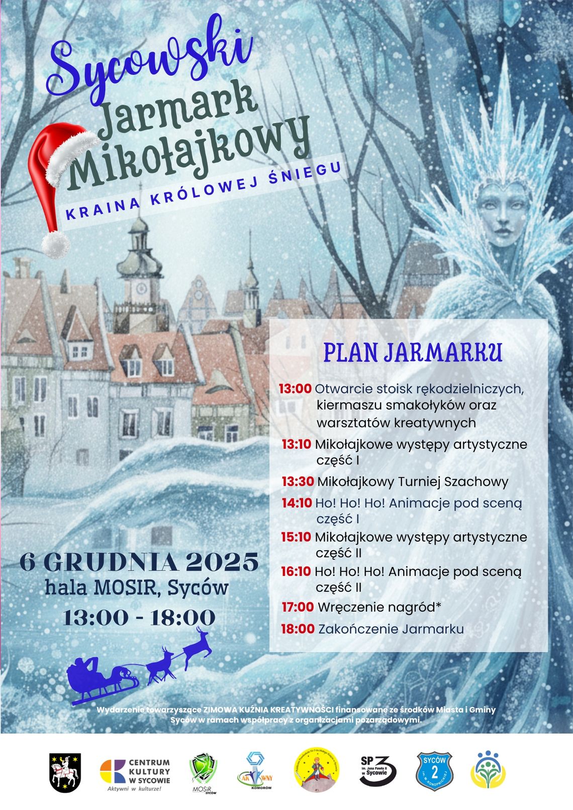 Sycowski Jarmark Mikołajkowy zaprasza Sycowski Jarmark Mikołajkowy zaprasza