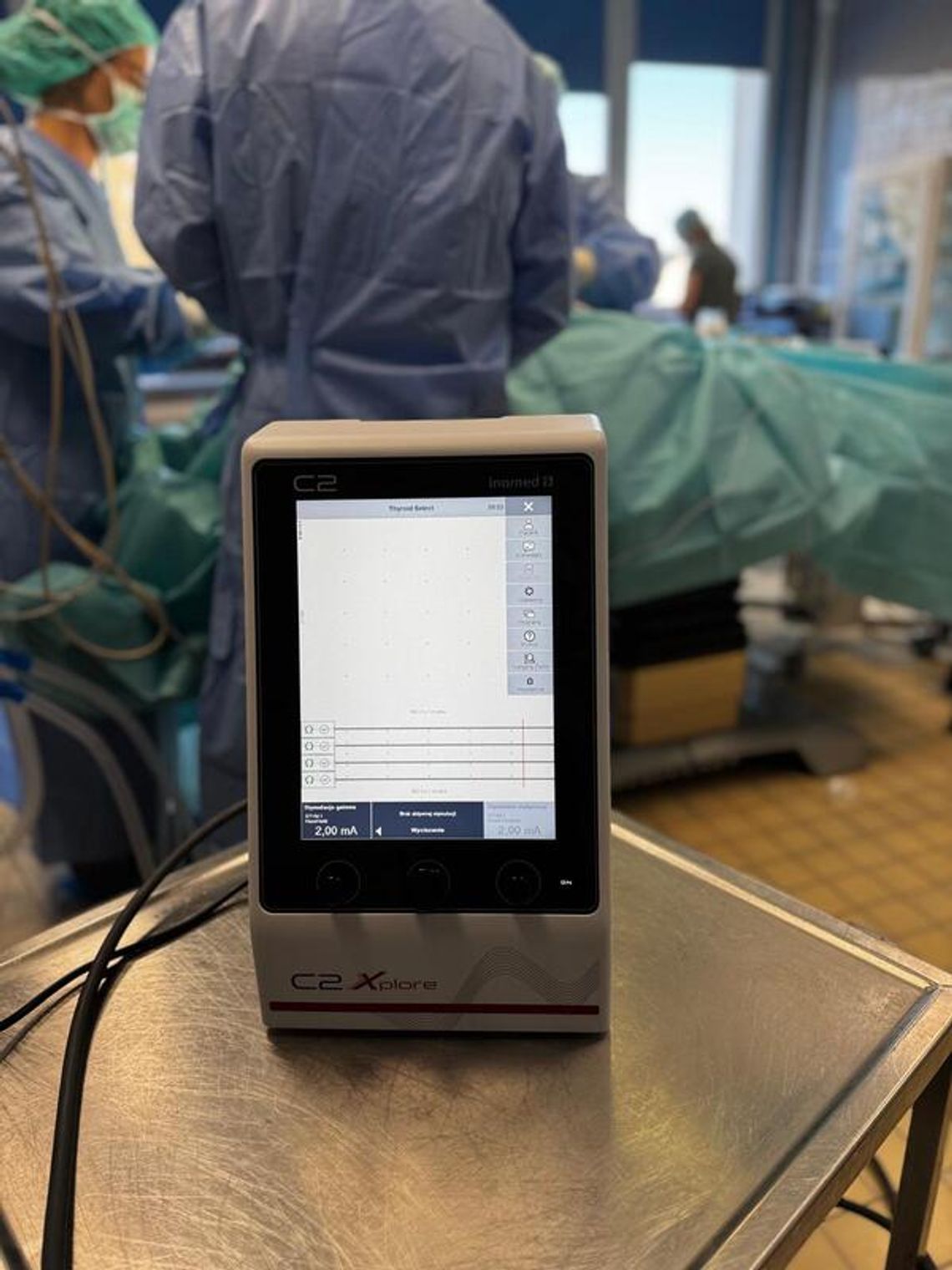 Nowy aparat do śródoperacyjnego neuromonitoringu  w szpitalu w Oleśnicy