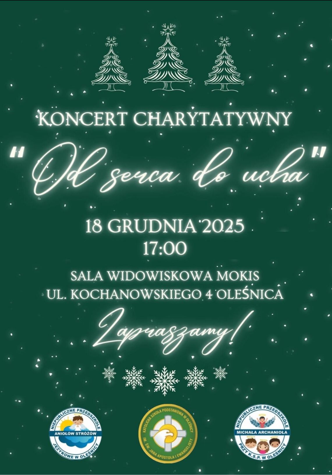 Koncert "Od serca do ucha" - przyjdź, posłuchaj, pomóż choremu uczniowi Koncert "Od serca do ucha" - przyjdź, posłuchaj, pomóż choremu uczniowi
