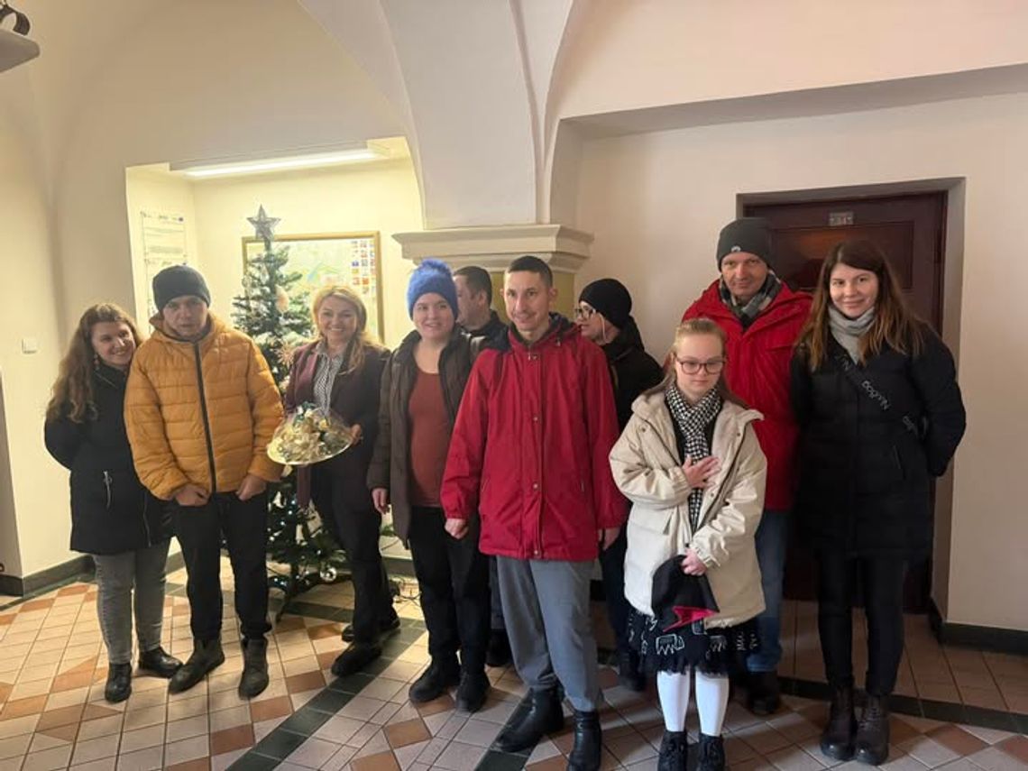 Podopieczni Środowiskowego Domu Samopomocy odwiedzili wiceburmistrz Oleśnicy