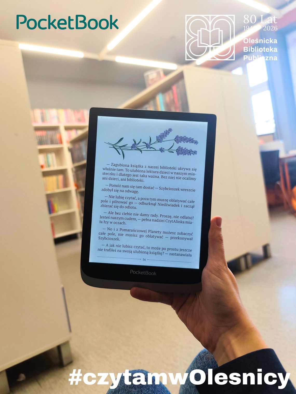 Czytać można naprawdę wszędzie