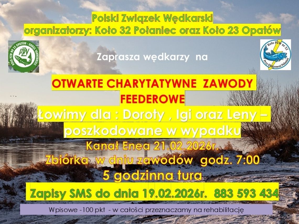 Zawody charytatywne na rzecz rodziny Andreckich, poszkodowanej w wypadku