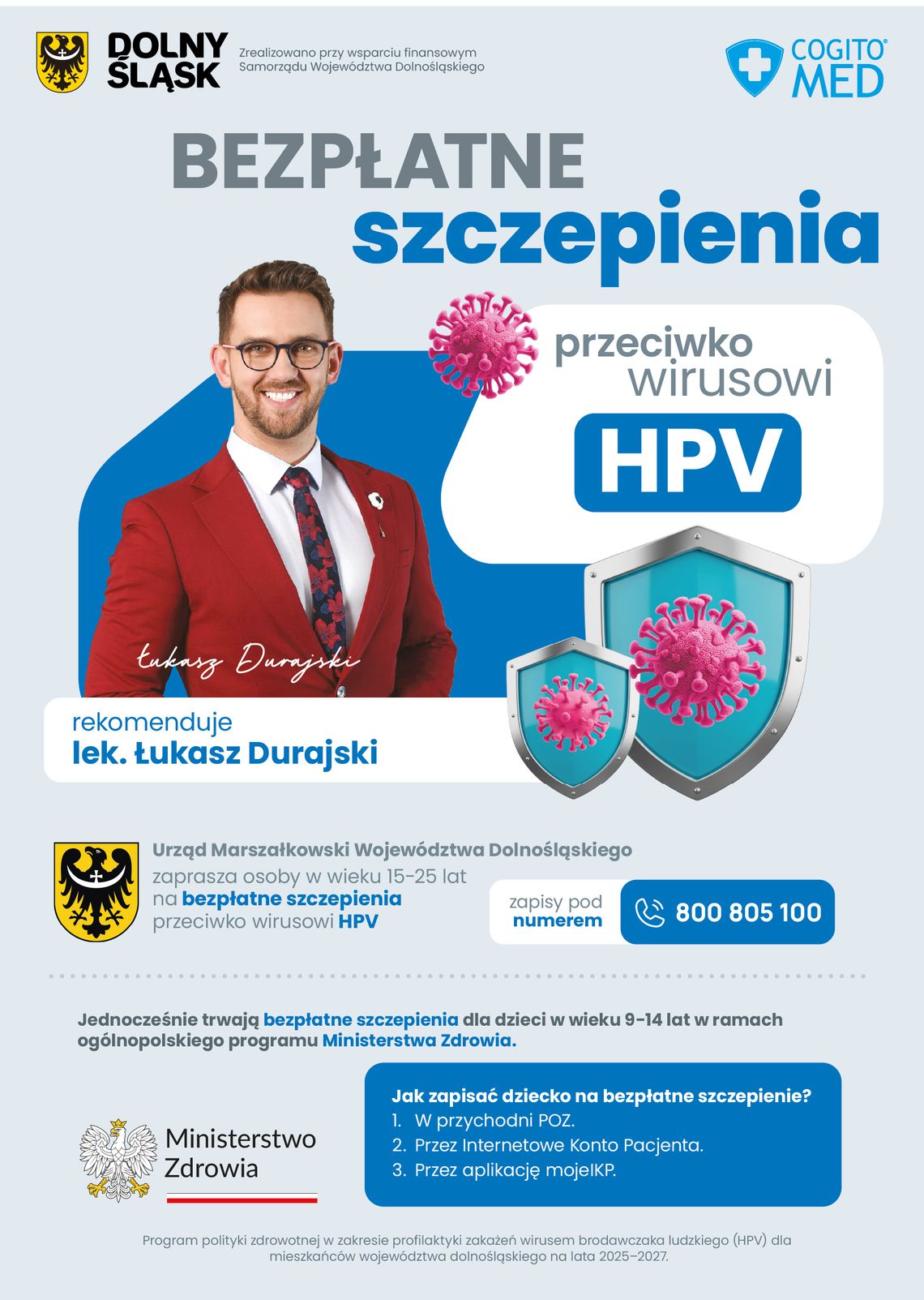 Bezpłatne szczepienia przeciw HPV w Oleśnicy – ruszyła kolejna edycja programu dla Dolnoślązaków 15–25 lat