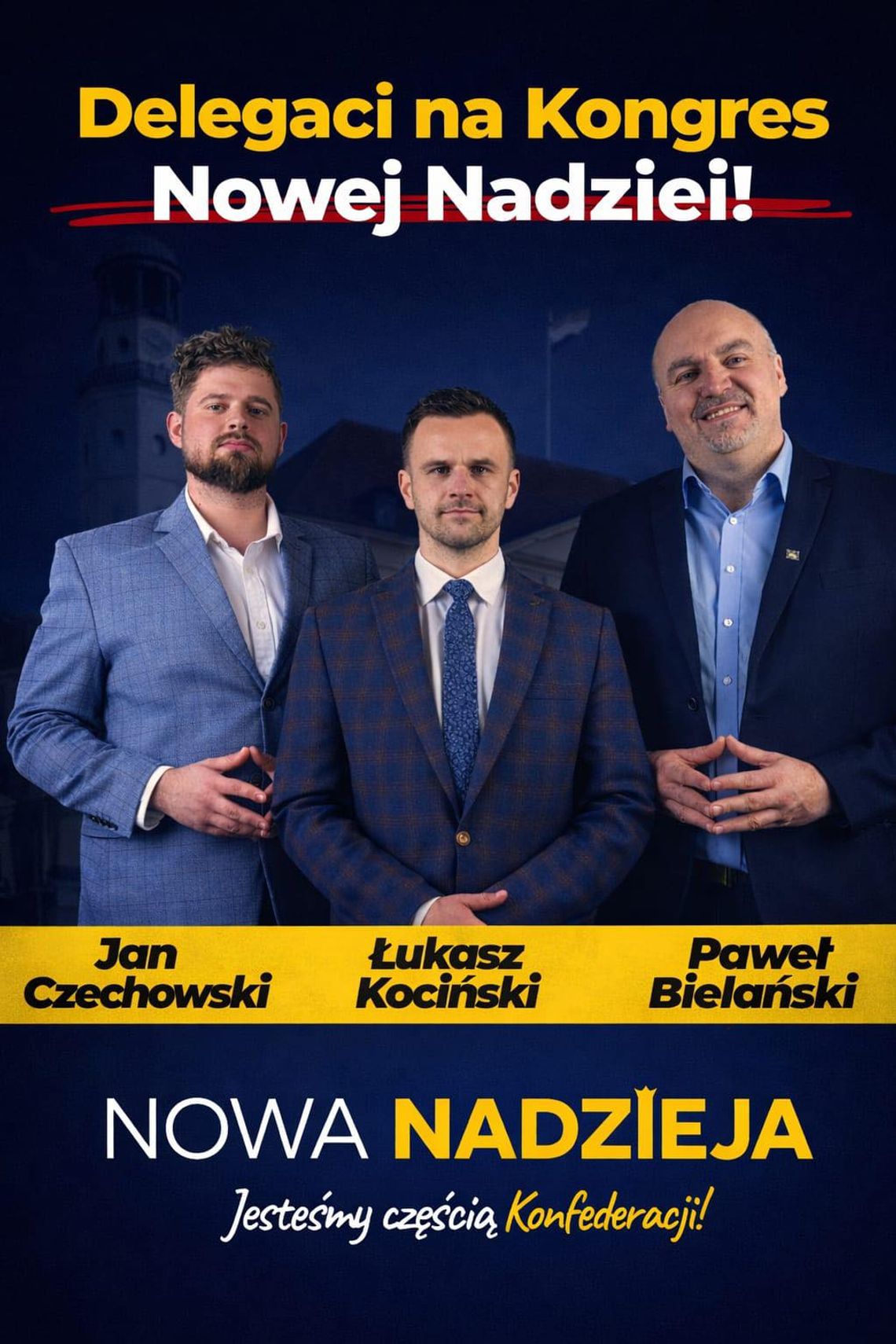 Trzech przedstawicieli powiatu na kongresie Nowej Nadziei w Warszawie