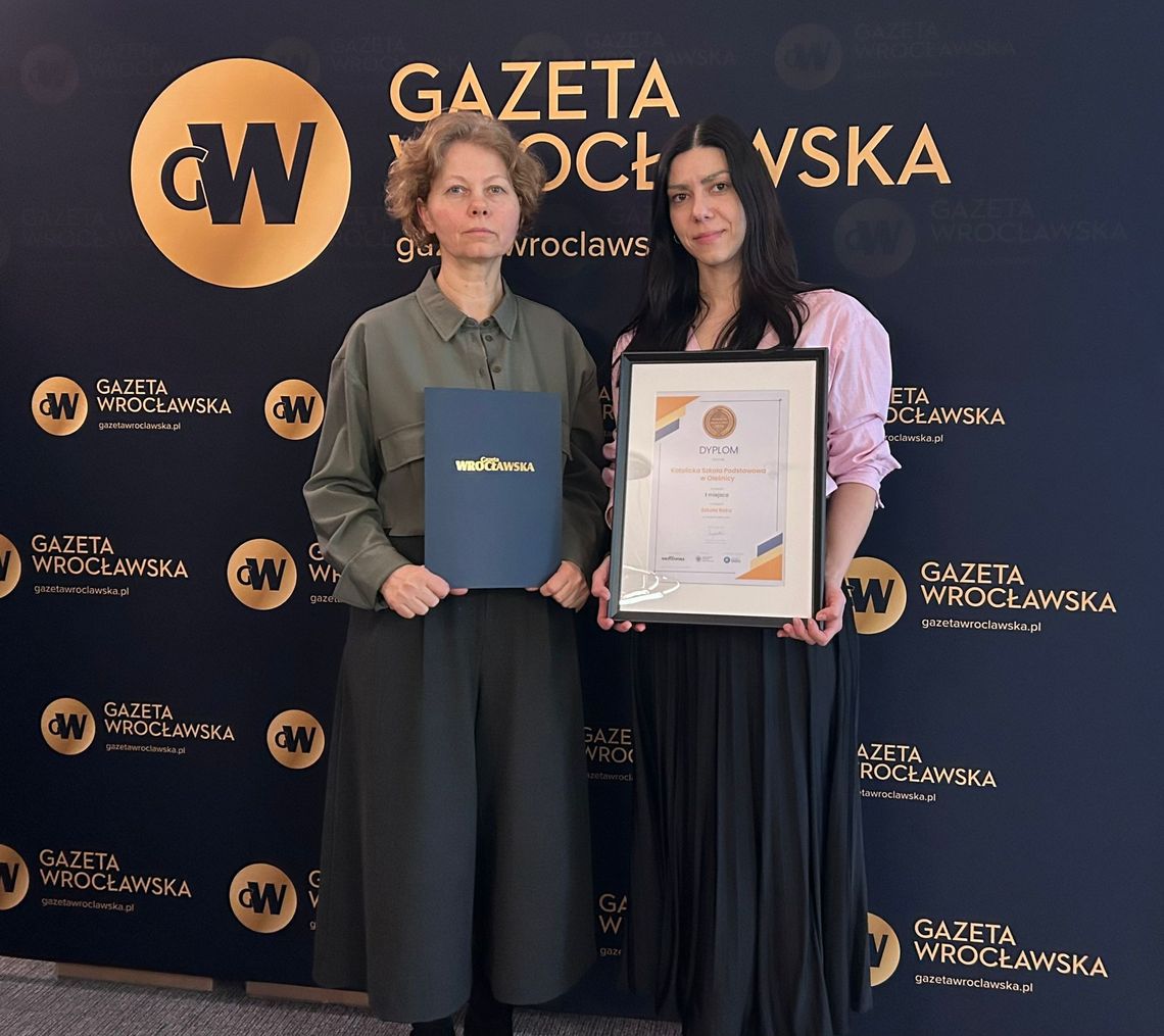 Katolicka Szkoła Podstawowa w Oleśnicy zdobyła tytuł Szkoły Roku