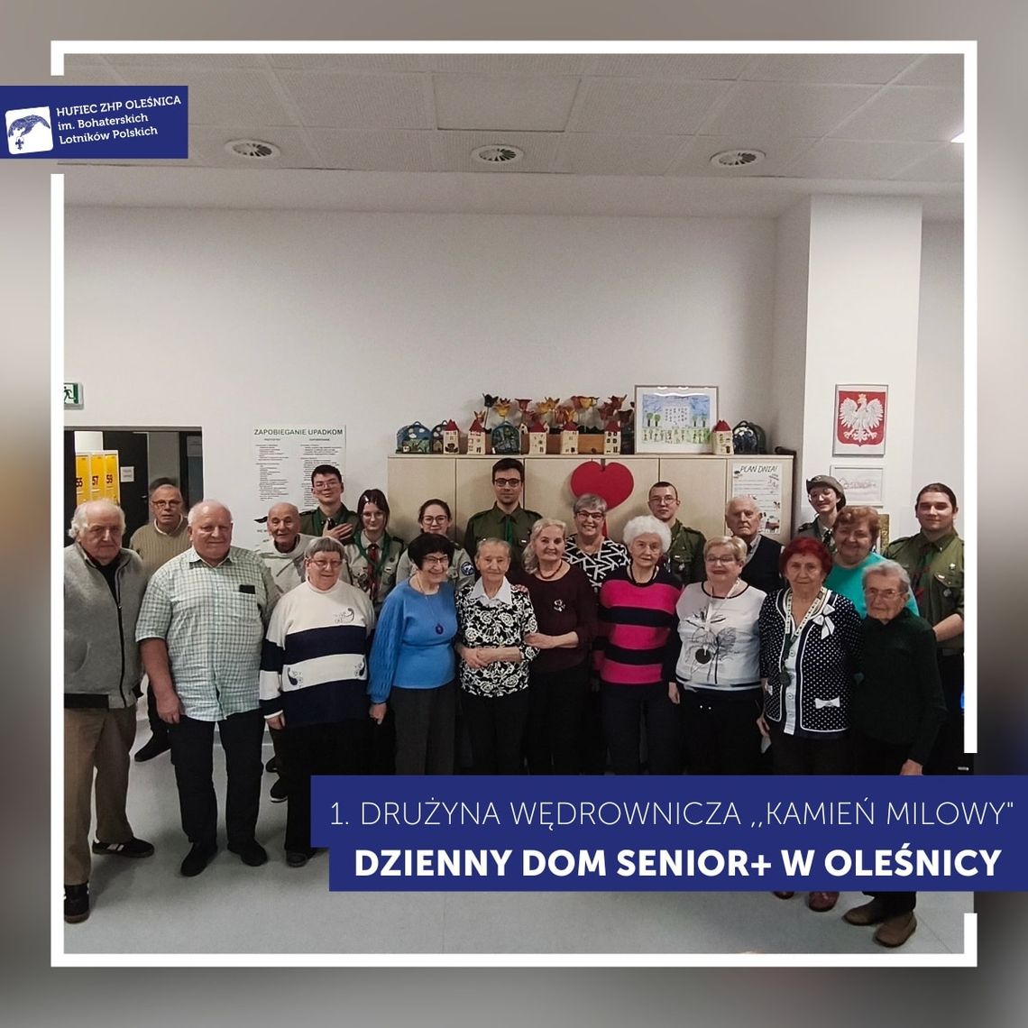 Wędrownicy z "Kamienia Milowego" świętują Dzień Myśli Braterskiej z seniorami