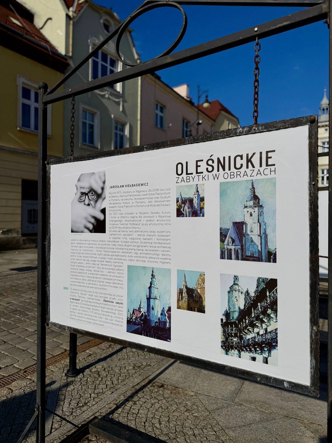 Oleśnica zaprasza na plenerową wystawę malarstwa