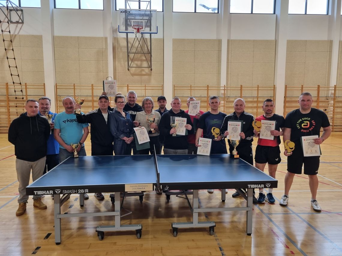 Paweł Urbanowicz mistrzem gminy Oleśnica w tenisie stołowym