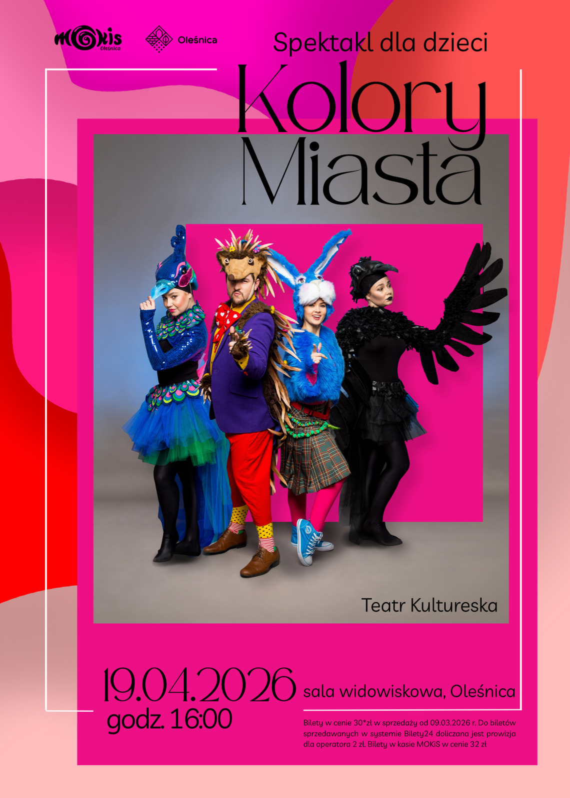 Kolory, muzyka i ekologiczna przygoda. Spektakl dla dzieci już wkrótce w Oleśnicy