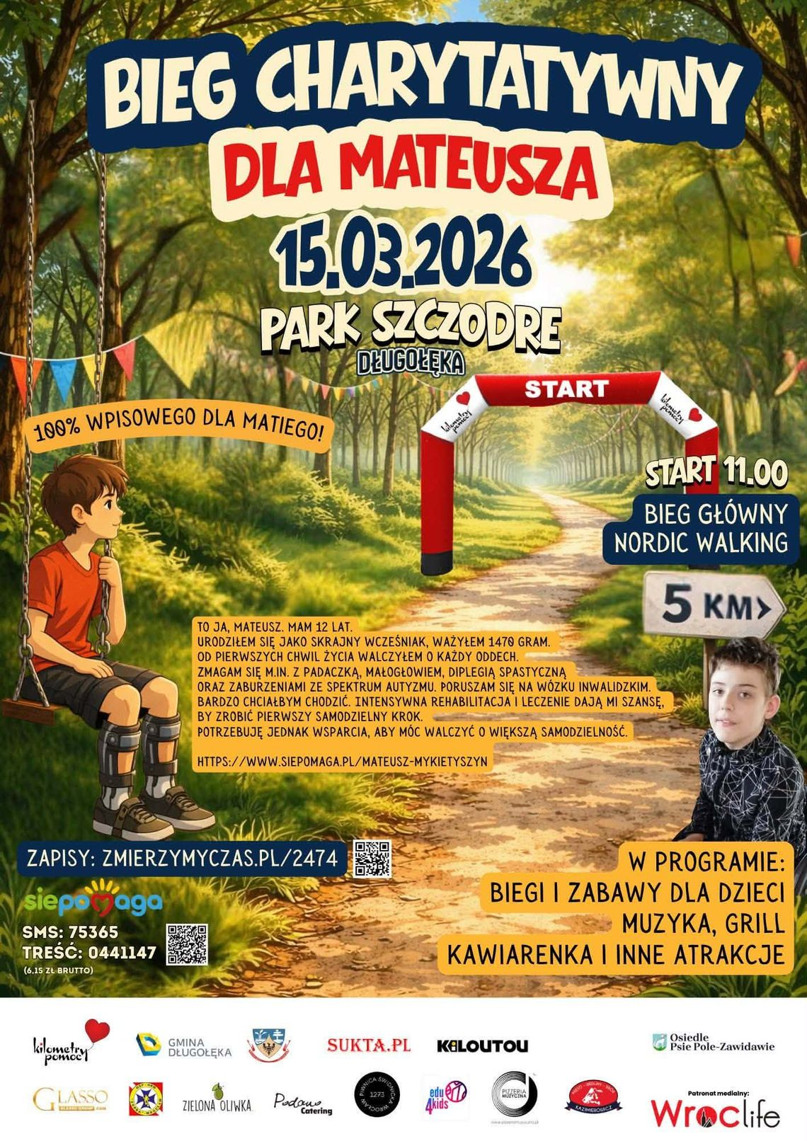 Cała Oleśnica Biega – charytatywnie dla Mateusza