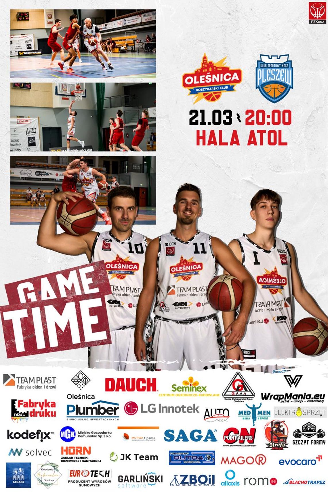 Team Plast Oleśnica zmierzy się z Kosz Ciepłomax Kompaktowy Pleszew