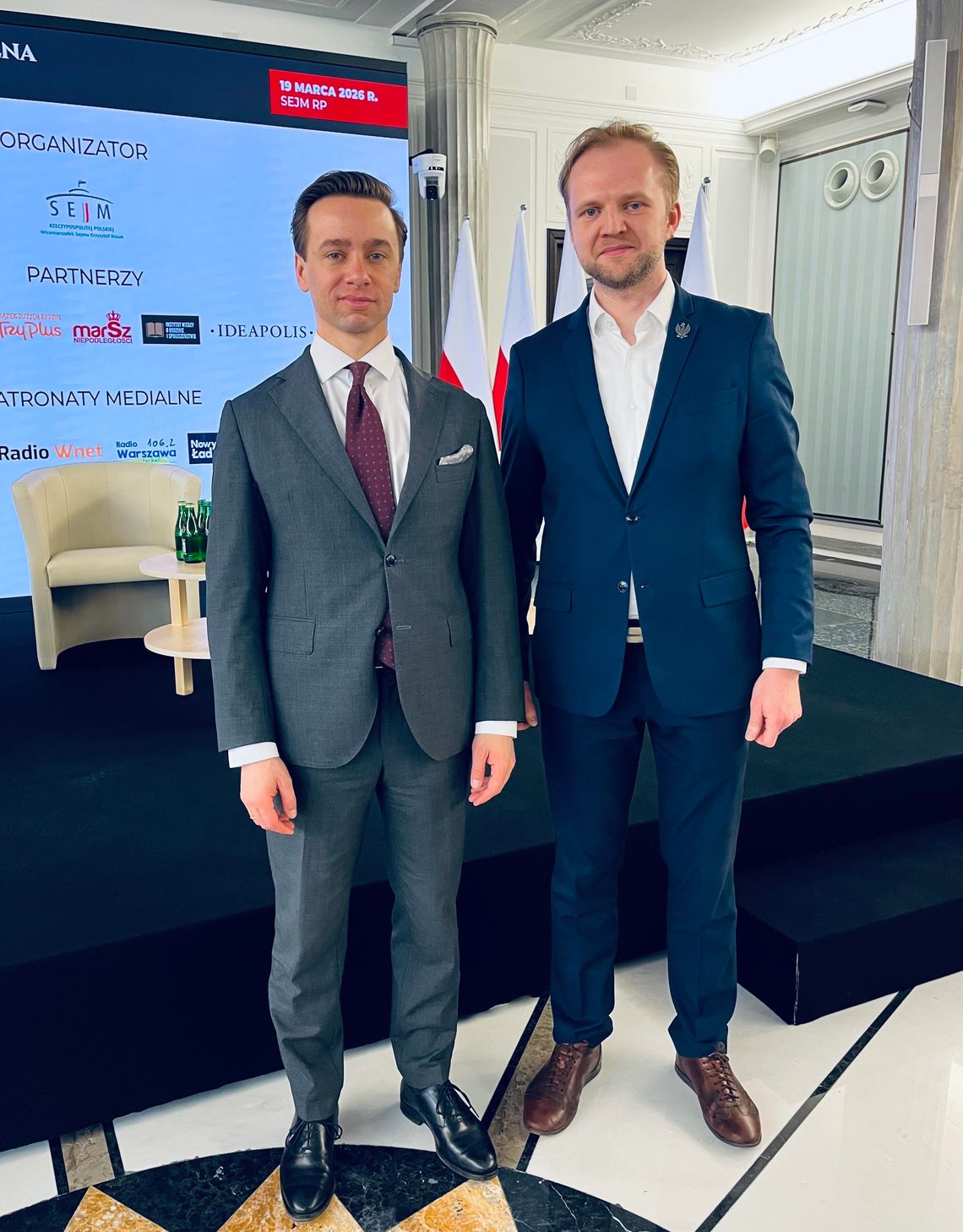 Wojciech Brym na konferencji w Sejmie RP: rozmowy o polityce demograficznej z Krzysztofem Bosakiem