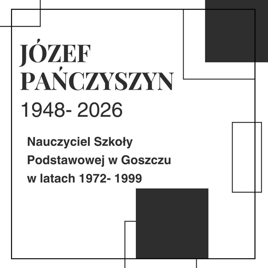 Odszedł nauczyciel i społecznik