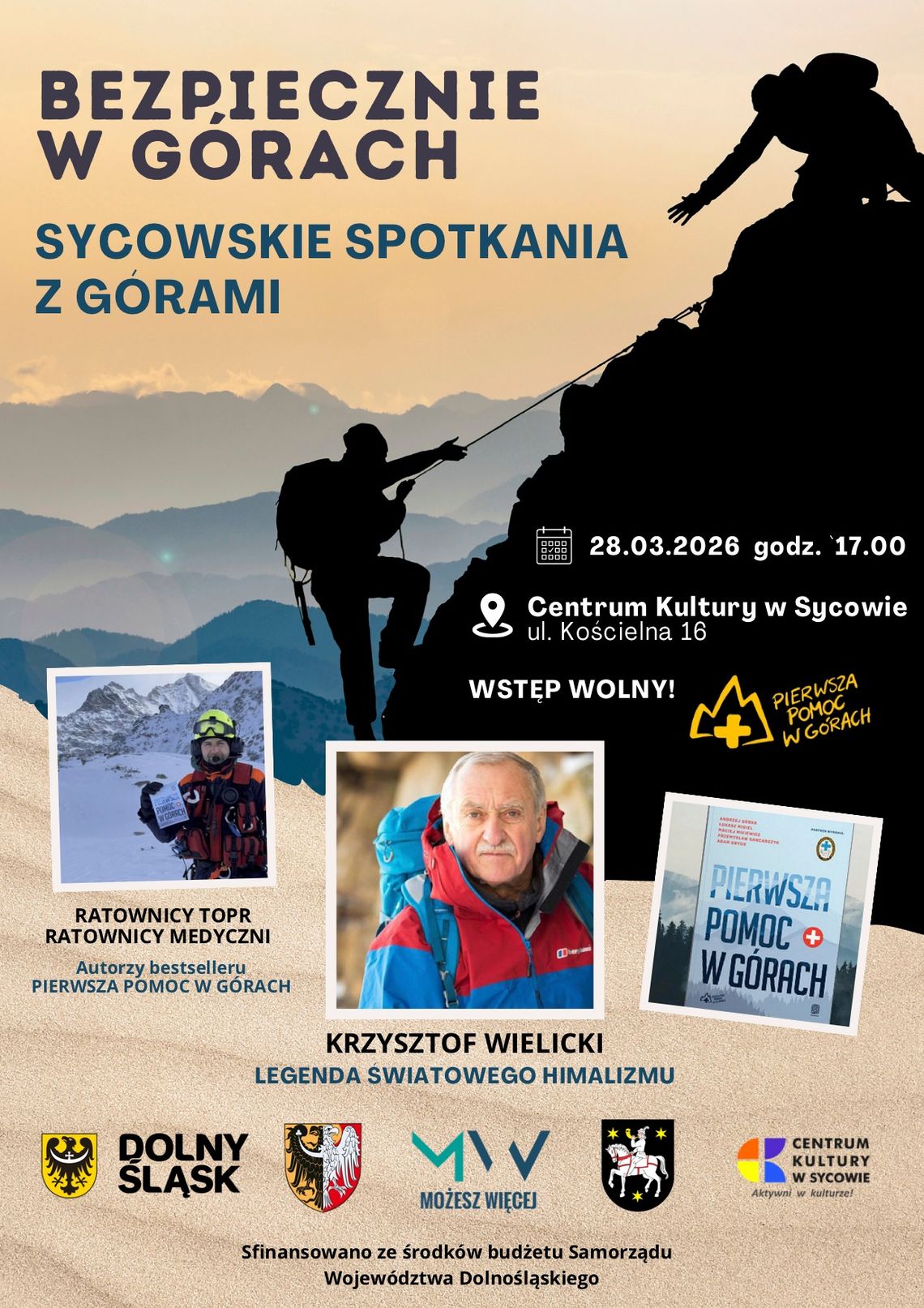 Krzysztof Wielicki przyjedzie do Sycowa! Legenda himalaizmu spotka się z mieszkańcami