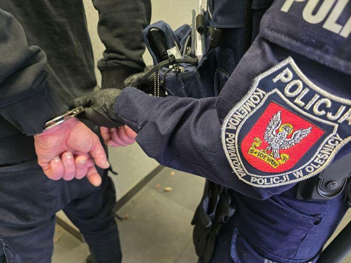 Groził nożem własnej rodzinie. 43-latek z Oleśnicy trafił na 3 miesiące do aresztu