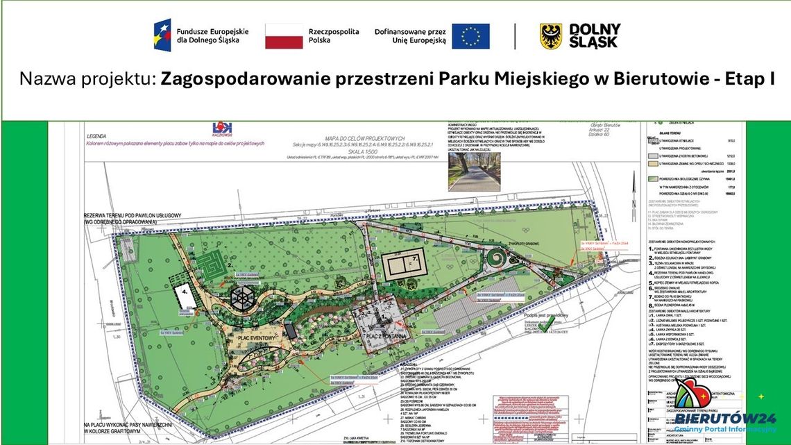 Bierutów z unijnym dofinansowaniem. Park Miejski przejdzie metamorfozę