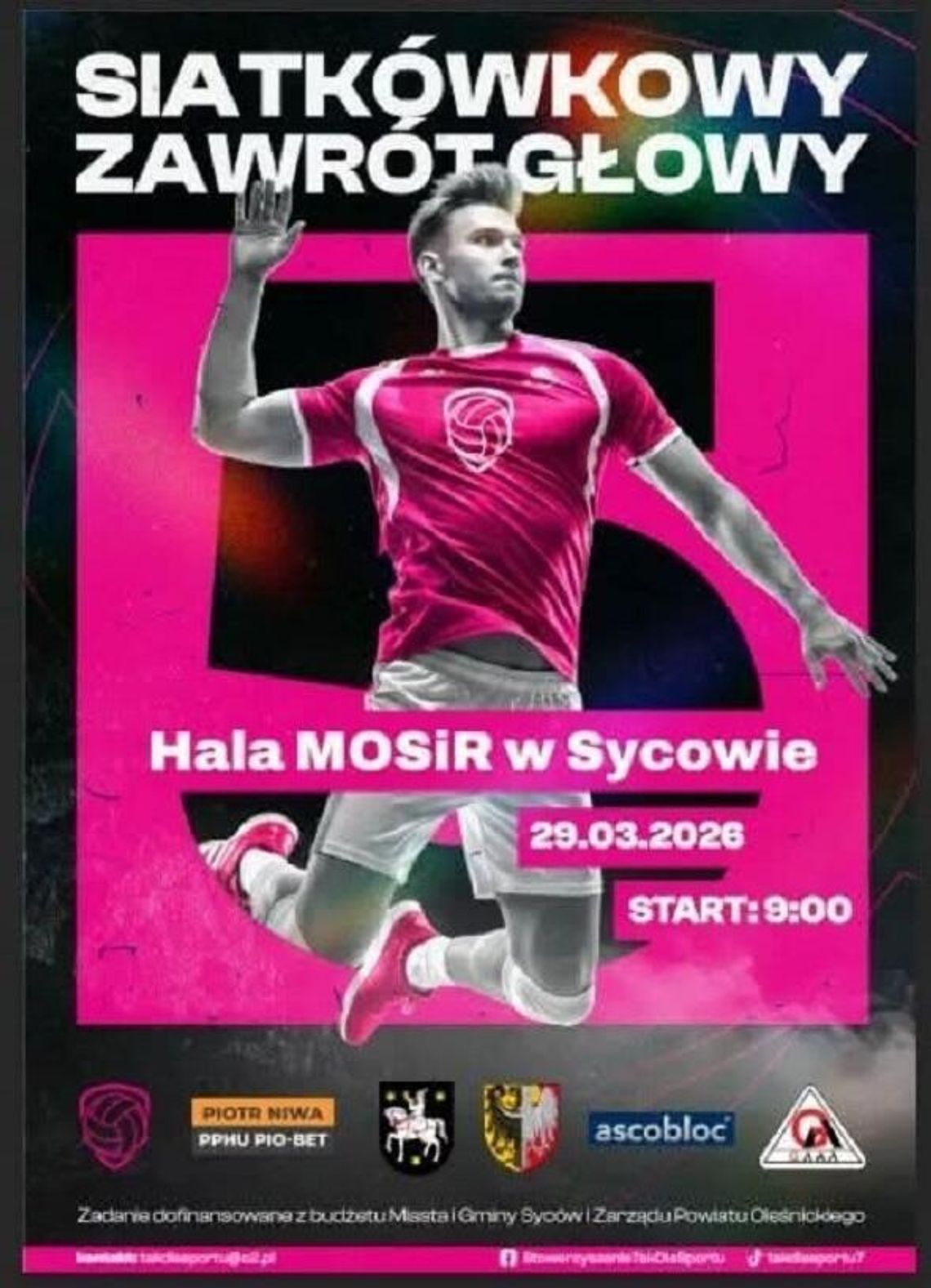 Siatkarski zawrót głowy po raz piąty w Sycowie Siatkarski zawrót głowy po raz piąty w Sycowie