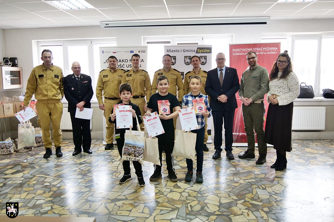 Młodzież Sycowa walczy o bezpieczeństwo! Eliminacje turnieju pożarniczego za nami
