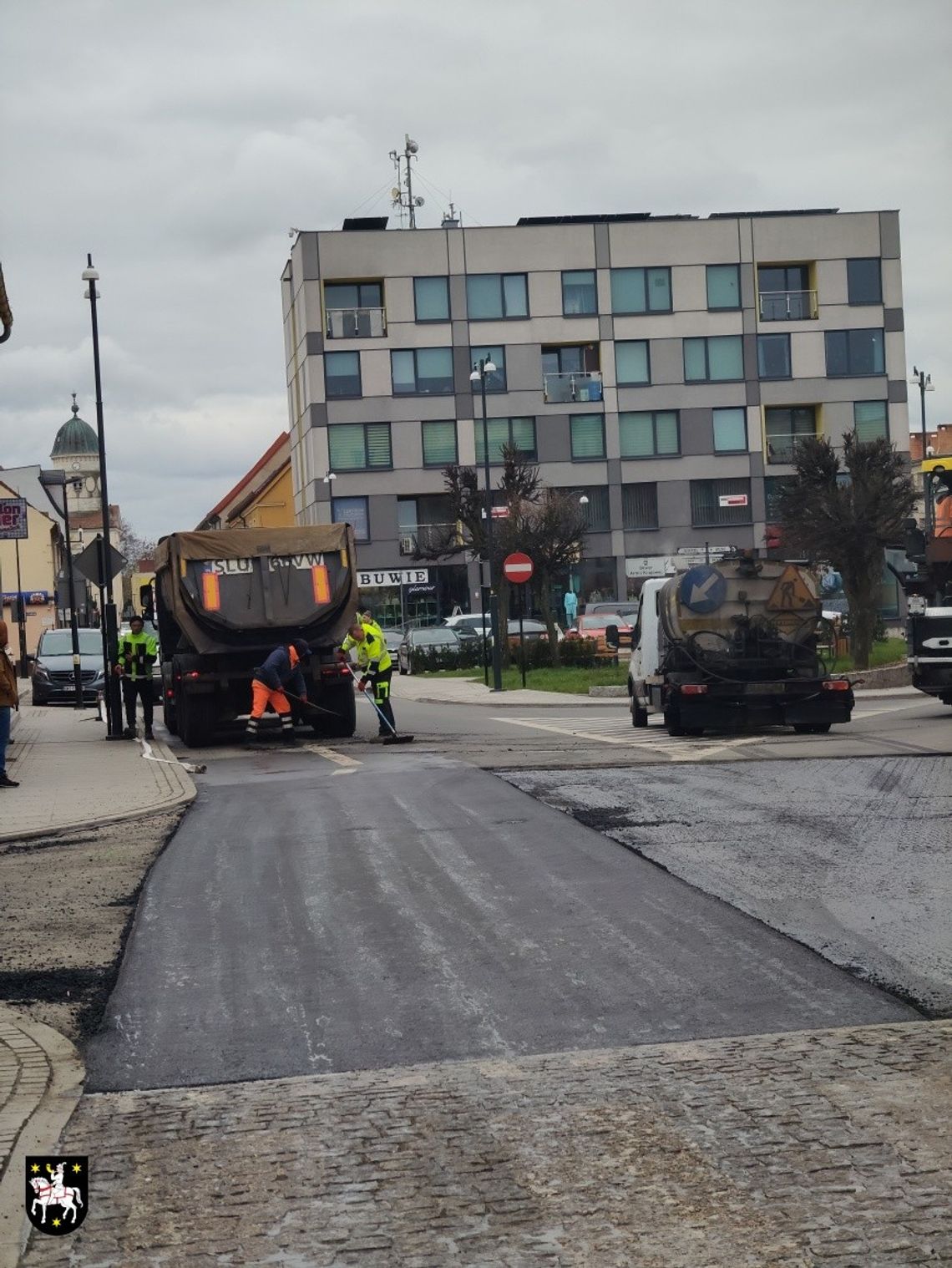 Trwają prace poprawkowe w centrum Sycowa Trwają prace poprawkowe w centrum Sycowa