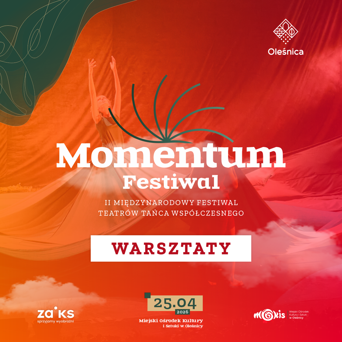 Zatańcz z profesjonalistami! Bezpłatne warsztaty tańca współczesnego w Oleśnicy