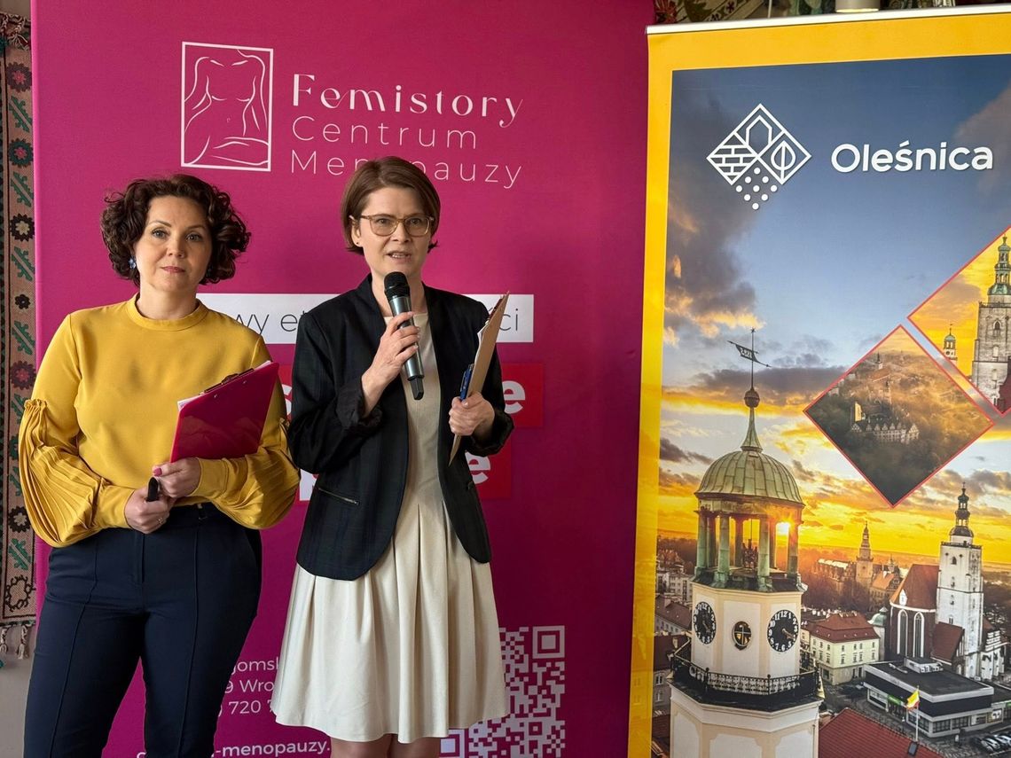 „Menopauza bez tabu” zawitała do Oleśnicy „Menopauza bez tabu” zawitała do Oleśnicy