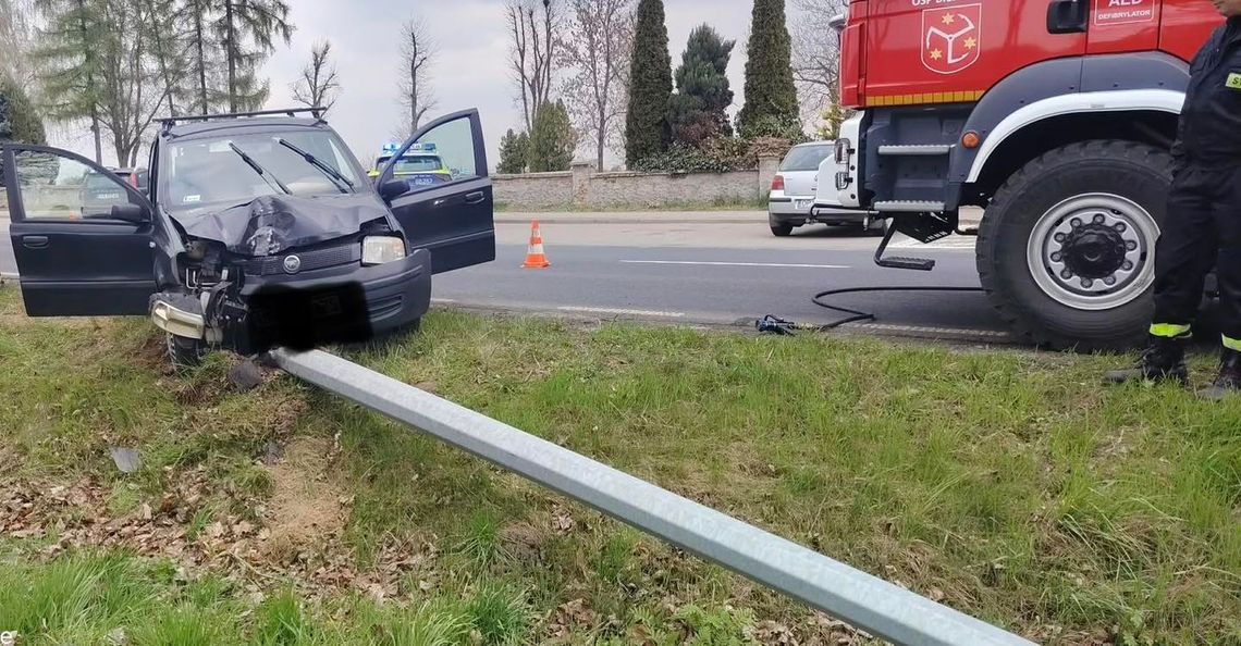 Wypadek na ulicy Wrocławskiej – jedna osoba poszkodowana