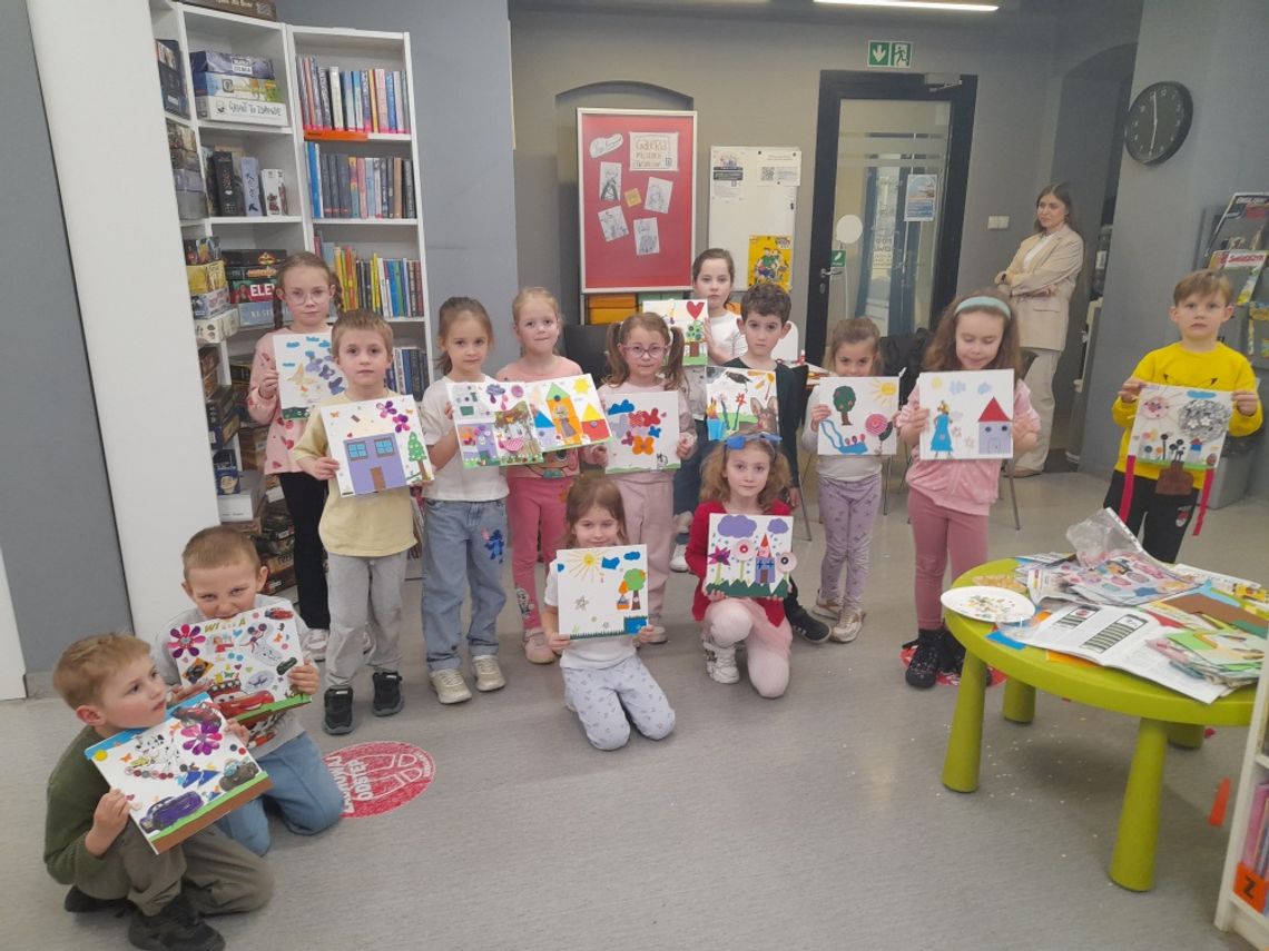 Małe ręce, wielka wyobraźnia – jak dzieci z Klubu Książkowych Jeżyków wiosnę przywoływały