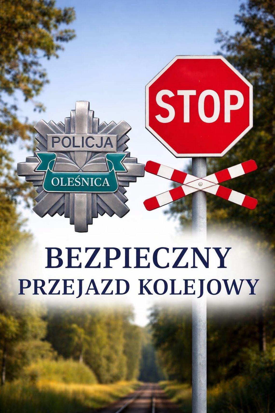 „Zatrzymaj się – żyj!” – policja w akcji na przejazdach kolejowych