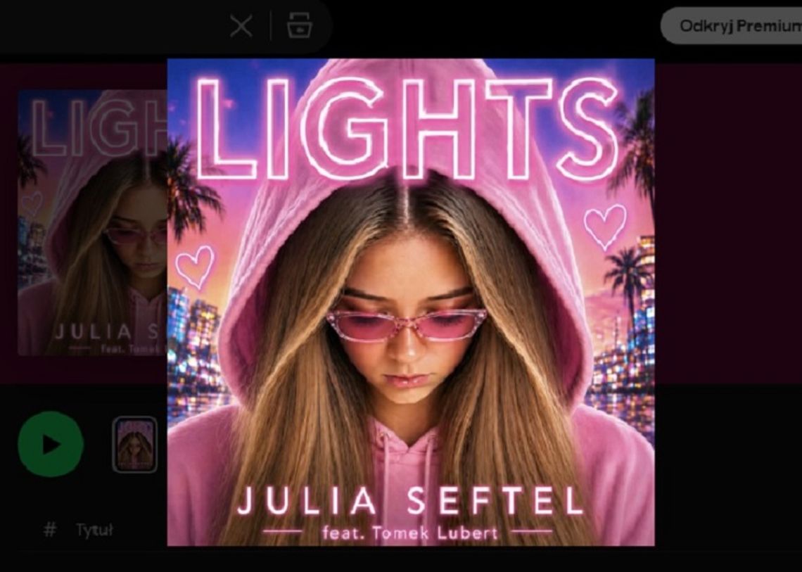 Julia Seftel wraca z nowym singlem! „Lights” nagrane z Tomaszem Lubertem