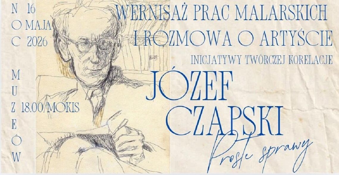 Noc Muzeów w Oleśnicy: Wernisaż i rozmowa o Józefie Czapskim w kawiarnianym klimacie