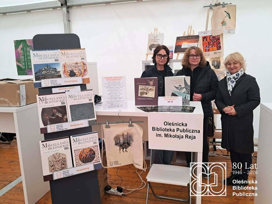 Oleśnicka biblioteka na wielkich targach we Wrocławiu