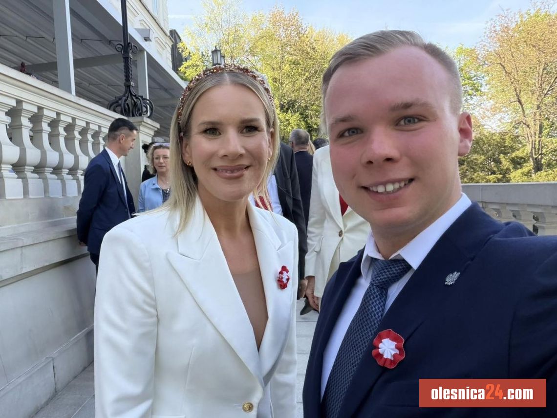 Radny z Oleśnicy u prezydenta Nawrockiego