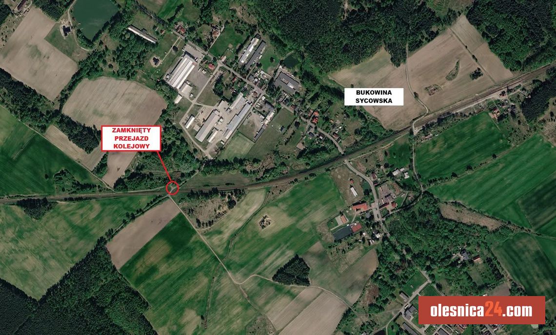 WAŻNE DLA KIEROWCÓW! Przejazd kolejowy w Bukowinie Sycowskiej całkowicie zamknięty WAŻNE DLA KIEROWCÓW! Przejazd kolejowy w Bukowinie Sycowskiej całkowicie zamknięty