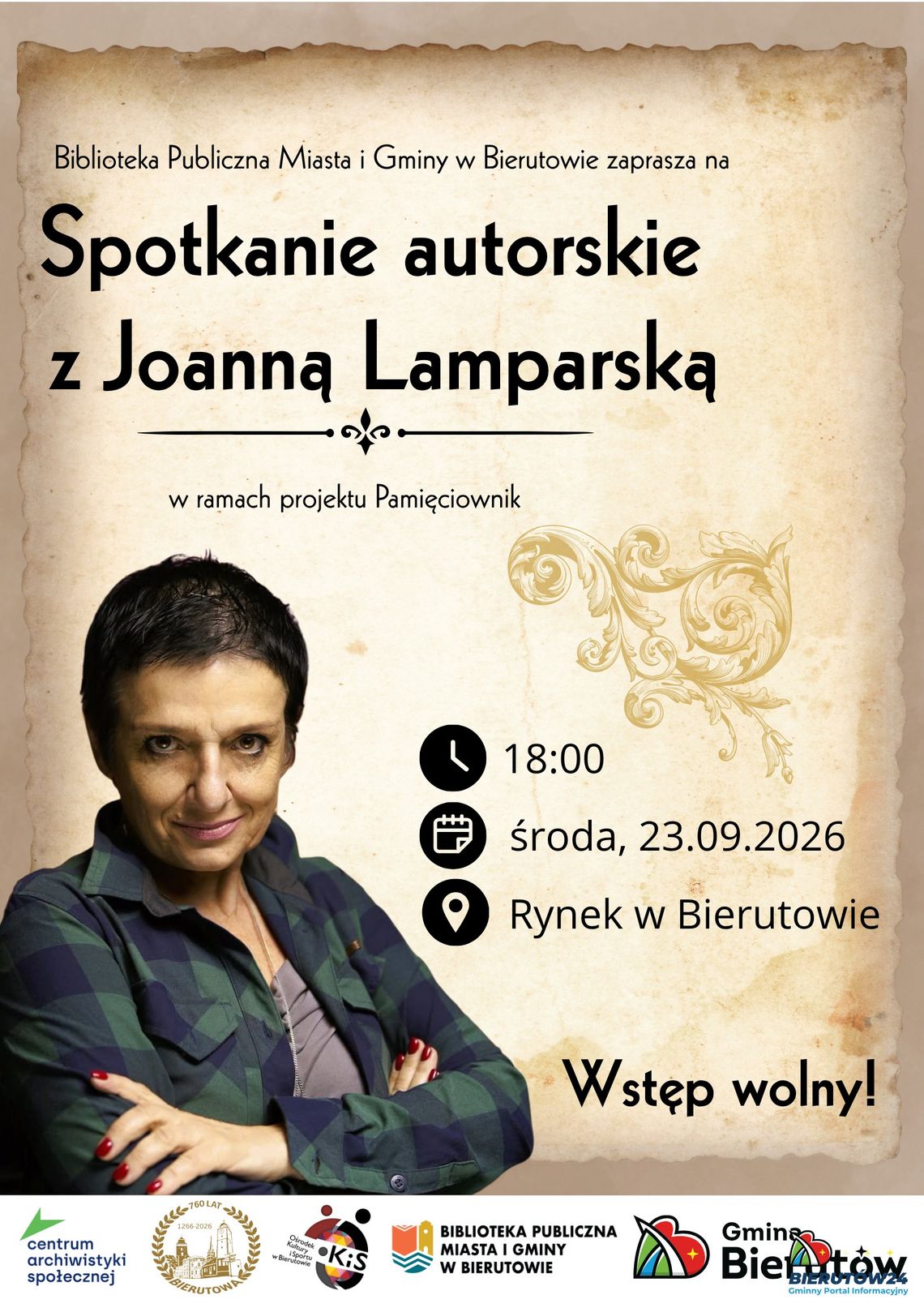 Tajemnice Dolnego Śląska prosto z Rynku: Joanna Lamparska w Bierutowie Tajemnice Dolnego Śląska prosto z Rynku: Joanna Lamparska w Bierutowie