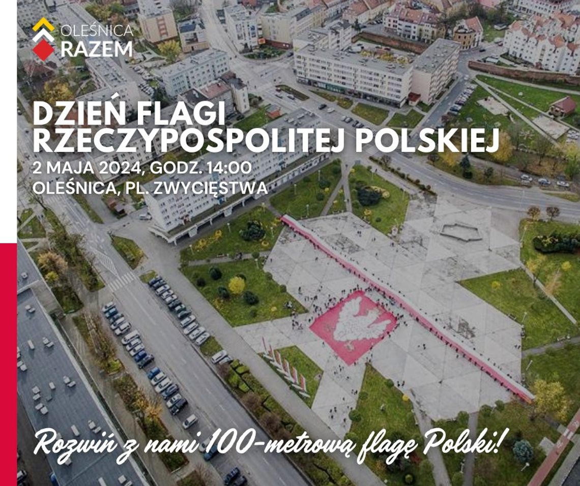 100-metrowa flaga na placu Zwycięstwa