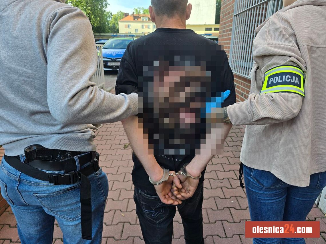1400 porcji narkotyków w mieszkaniu! 40-latek z Oleśnicy trafił do aresztu