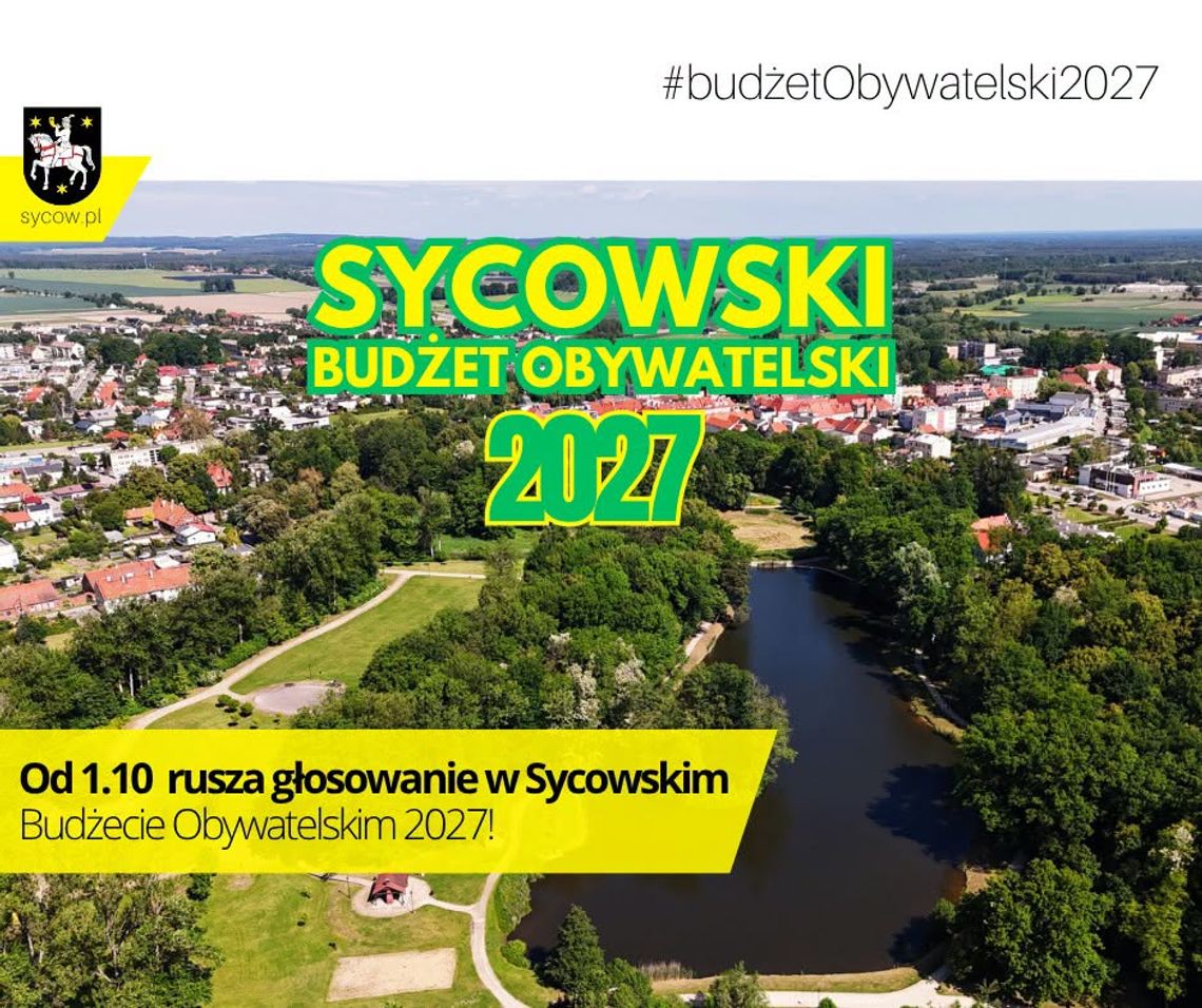18 projektów, jedna decyzja mieszkańców. W Sycowie rusza głosowanie 18 projektów, jedna decyzja mieszkańców. W Sycowie rusza głosowanie