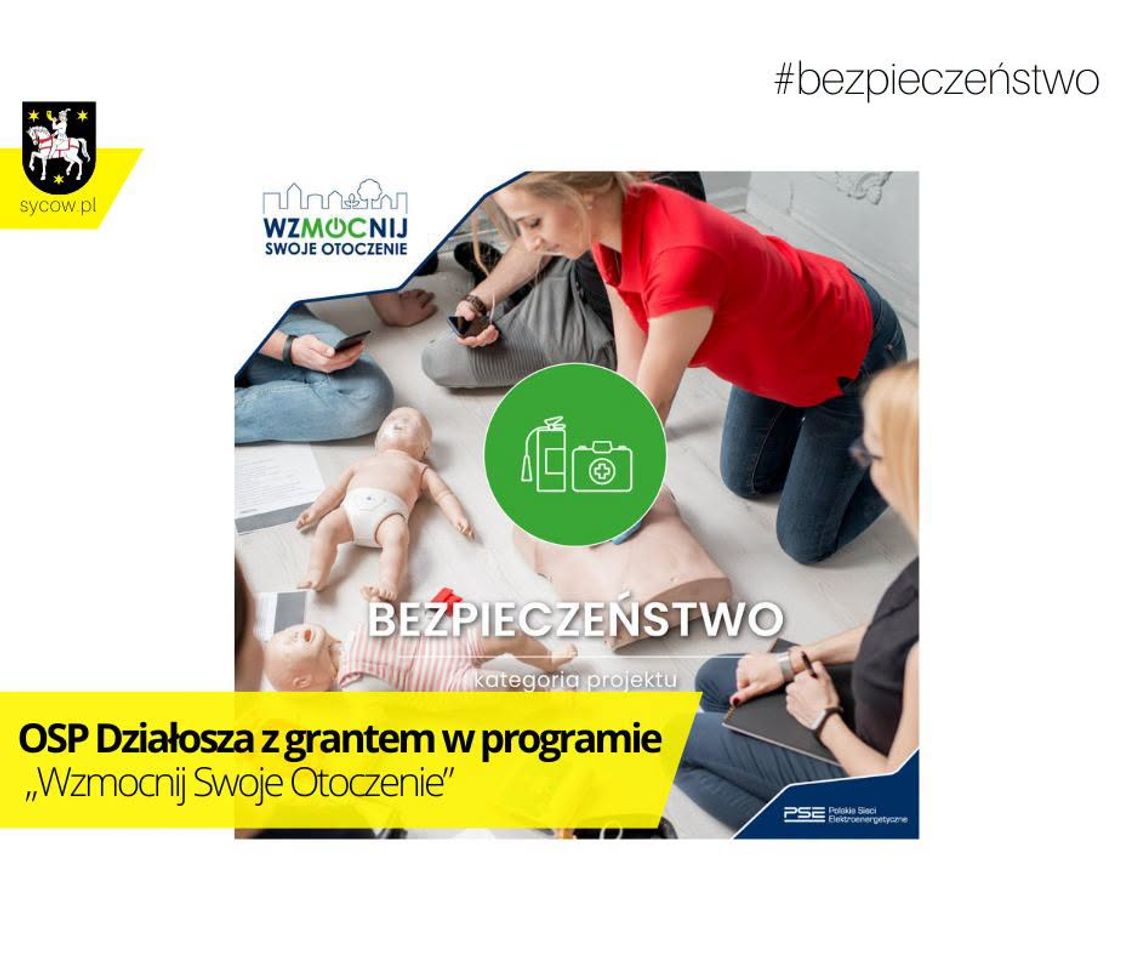 24 tys. zł dla OSP Działosza! Powstanie całodobowy defibrylator AED i nowy sprzęt dla strażaków