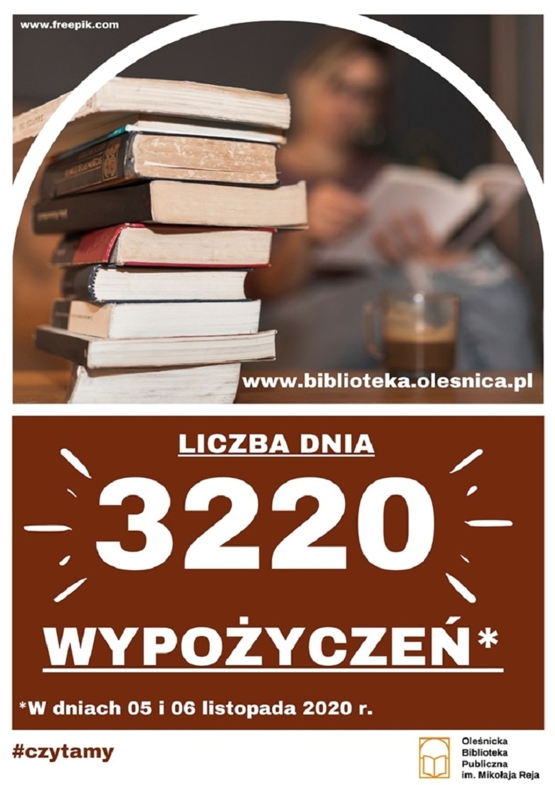 3.220 wypożyczeń w 2 dni w bibliotece w Oleśnicy