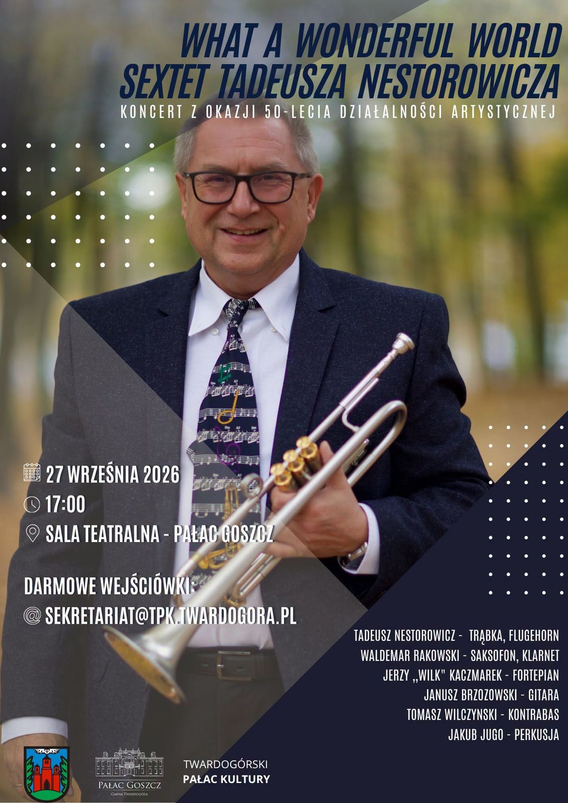 50 lat na jazzowej scenie. Tadeusz Nestorowicz z jubileuszowym koncertem w Goszczu 50 lat na jazzowej scenie. Tadeusz Nestorowicz z jubileuszowym koncertem w Goszczu